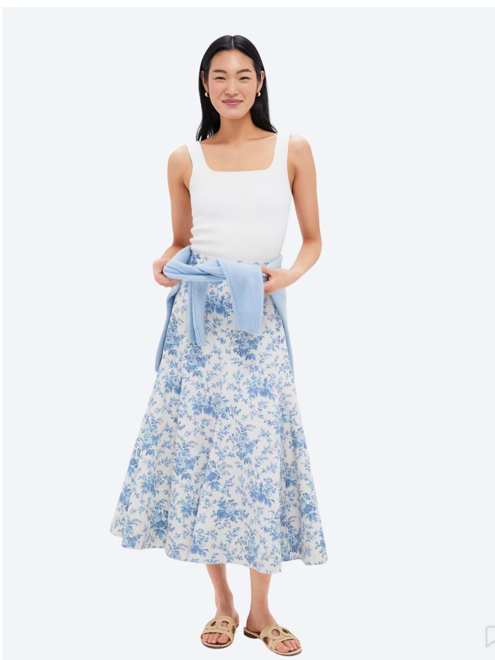 NWT Tuckernuck Forget Me Not Floral Brynn Skirt